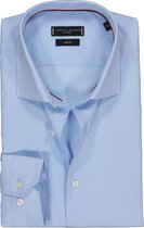 Tommy Hilfiger Core stretch Slim Fit overhemd - lichtblauw - Strijkvriendelijk - Boordmaat: 43