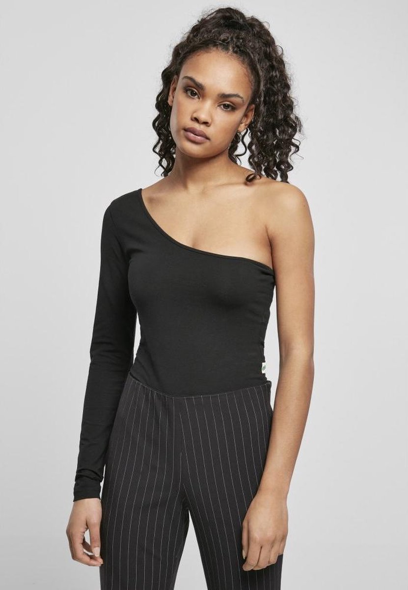 Urban Classics Organic Asymmetric Bodysuit XS Zwart
