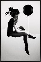 JUNIQE - Poster in kunststof lijst No Such Thing As Nothing -40x60