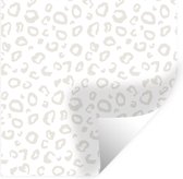 Stickers Stickers muraux - Motifs - Imprimé Panthère - Wit - 50x50 cm - Feuille adhésive