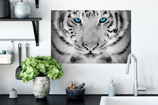 Stickers Stickers muraux - Tigre - Tête - Nez - 60x40 cm - Feuille adhésive