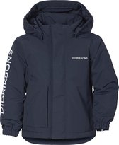 Didriksons - Regenjas voor baby's - Lovis - Donkerblauw - maat 130 (128-134cm)