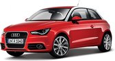 schaalmodel Audi A1 1:24 rood