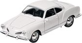 metalen Volkswagen Karmann Ghia Coupe 1957 wit