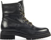 Piedi Nudi Vrouwen Leren       Veterboots / Laarzen / Damesschoenen P36204-201PN - Zwart - Maat 42