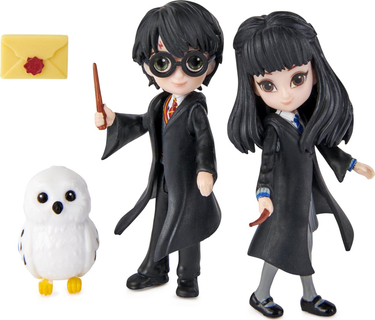 Spin Master Wizarding World: Harry Potter - Magical Minis Harry Potter and Cho Chang speelfiguur thumbnail 3