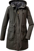 Functionele dames parka Killtec donkergroen - maat 46