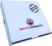Leren handgrepen van zacht suede - Bruin - 4 stuks - 16,5 x 2,5 cm | incl. 3 kleuren schroeven per leren handgreep