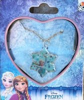 ketting Frozen meisjes blauw/roze 2-delig