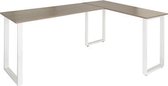 WORKSPACE BASIC I | 165x120 - Bureau Grijs / Wit