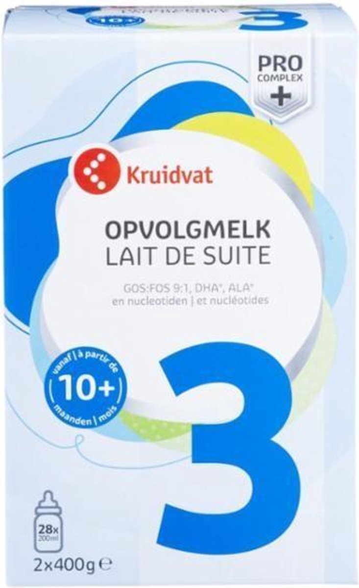 Vergevingsgezind badge Delegatie Kruidvat Opvolgmelk standaard 3 melkpoeder (vanaf 10 tot 12 maanden) |  bol.com