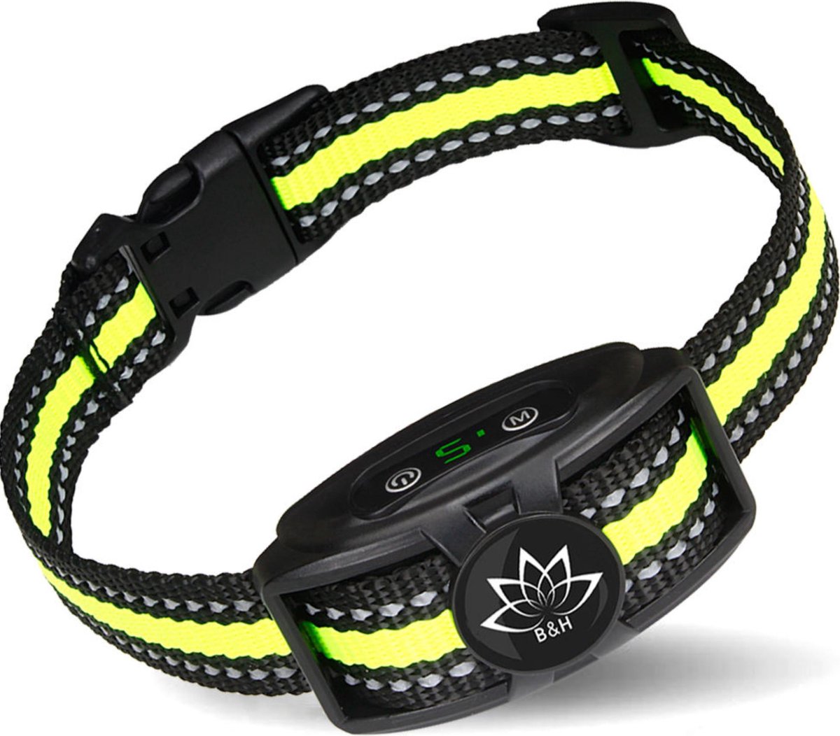 Premium Anti Blafband - Opvoedingshalsband Zonder Schok - Trainingshalsband Voor Grote en Kleine Honden - Anti blaf band - Correctie halsband | B&H