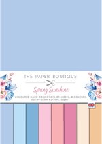 The Paper Boutique Gekleurd Karton - Spring Sunshine - A4 - 4x8 kleuren