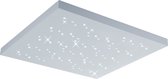 LED Plafondlamp - Plafondverlichting - Torna Tarza - 36W - Aanpasbare Kleur - Afstandsbediening - Dimbaar - Vierkant - Mat Wit - Aluminium