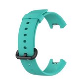 Voor Xiaomi Watch Mi Watch Lite / Redmi Watch siliconen sportarmband (blauwgroen licht)