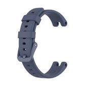 Voor Garmin Lily siliconen vervangende horlogeband met demontagehulpmiddelen (blauwgrijs)