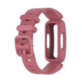 Voor Fitbit Inspire 2 siliconen vervangende horlogeband (watermeloenrood)