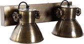 Muurlamp DKD Home Decor Metaal Ijzer Gouden (42 x 11 x 28 cm)