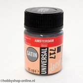 Acrylverf Zijdeglans - 717 Koudgrijs - Deco - Universal Satin - Amsterdam - 16 ml