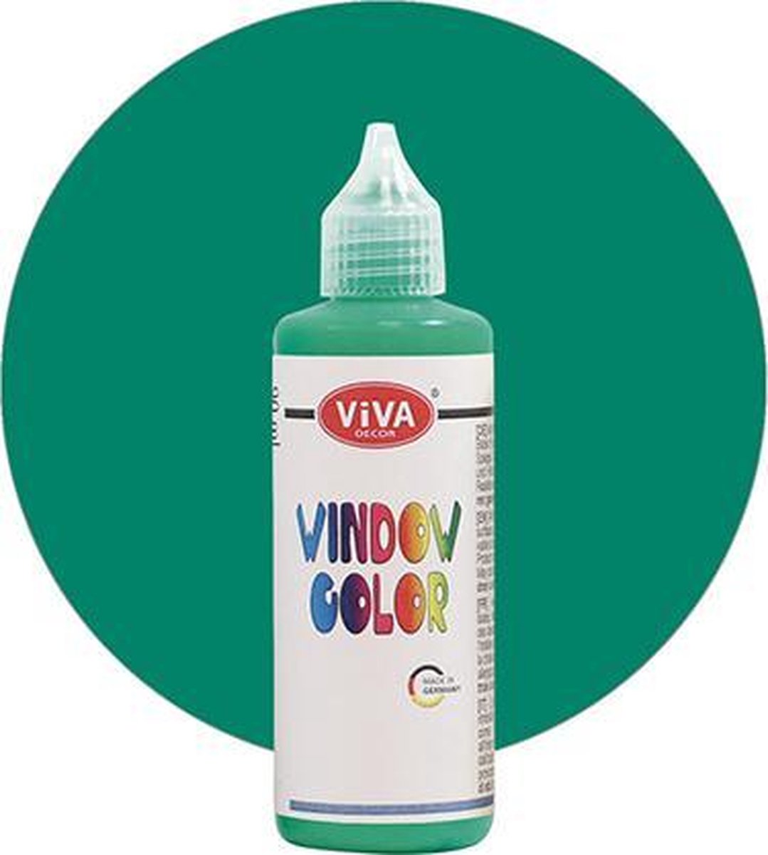 Glasverf - Stickerverf - smaragd - Viva Kids - Windowcolor - 90ml