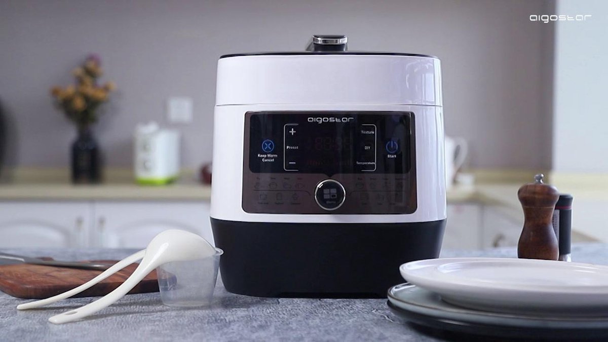 Aigostar Panda 30HGZ Cocotte-Minute Multifonctions 5,5L - 14 Programmes 1000W