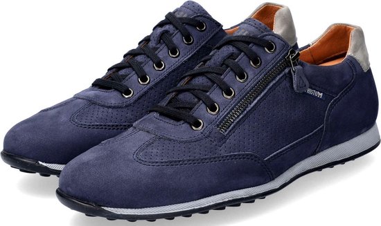 Foto: Mephisto leon heren sneaker blauw maat 47 eu 12 uk 