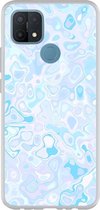 Smartphonebooster Telefoonhoesje - Back Cover - Geschikt Voor OPPO A15 - Blue En Blue