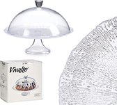 Taartplateau Vivalto Rio Transparant Kristal (33 cm)