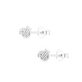 Knoop studs | Oorknoppen | Dames Oorbellen | 925 sterling zilver