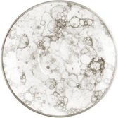 Bordenwisser Gourmet Porselein Wit/Bruin (13 x 13 x 2 cm)