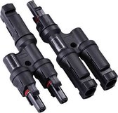 Solar Connector Ledkia Multicontact MC4 2/1 Zwart