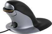 Fellowes ergonomische muis Penguin, kabel, large, zwart met grijs