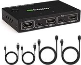 KVM 2-Poort-Schakelaar HKS-402 Zwart (Gerececonditioneerd D)