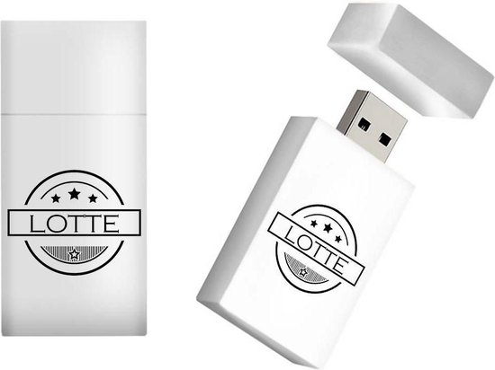 LOTTE naam cadeau cadeau d'anniversaire cadeau clé usb 16 Go - cadeau naam, cadeau de félicitations, cadeau de Noël, idée cadeau fête des pères, cadeau fête des mères, cadeau de la Saint-Valentin
