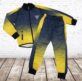 Trainingspak Geel blauw F-212 -s&C-98/104-Trainingspakken kinderen