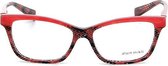 Brillenframe Dames Alain Mikli A03037-D011 Zwart Rood (ø 53 mm)