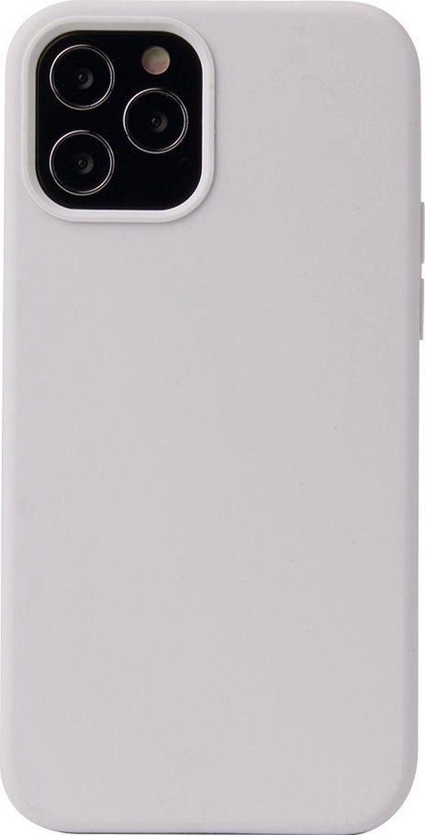 Mobigear Rubber Touch Telefoonhoesje geschikt voor Apple iPhone 13 Hardcase Backcover Hoesje - Wit