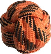 Floaties touw bal - 7 x 7 x 7 cm - oranje/zwart