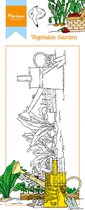 Marianne Design Stempel Hettys Border - Moestuin HT1612 8x18.5cm
