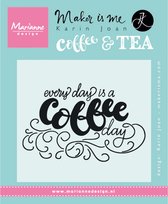Marianne Design Stempel Quote - Every day is a coffee day (EN) KJ1708 9.0x11.0cm