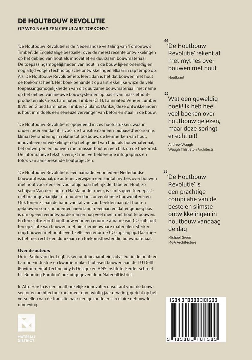De Houtbouw Revolutie - MaterialDistrict - back cover