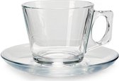 Set van koffiekopjes Glas (6 Onderdelen)