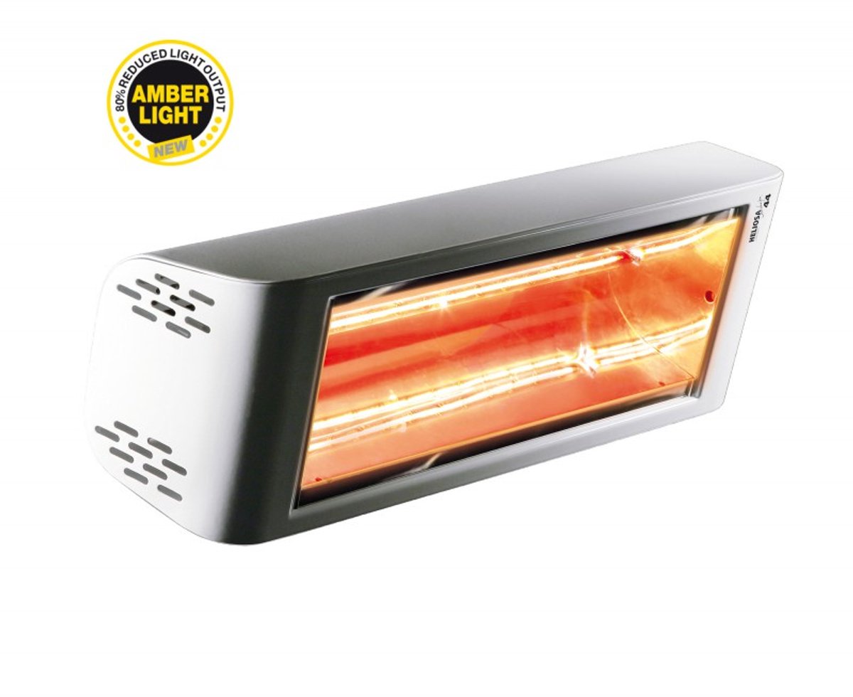 Infrarood wandverwarmer 2000W Heliosa in wit of anthracit van Infra Logic