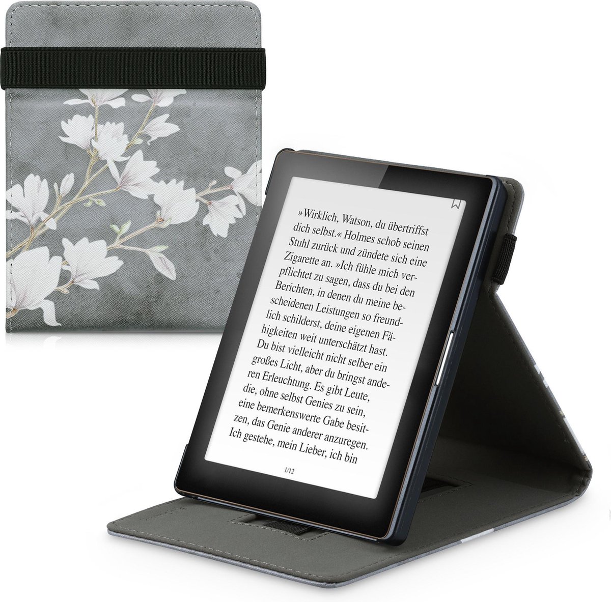 Étui adapté pour Kobo Nia Case Bookcase Cover Case avec protecteur d'écran  - Kobo Nia