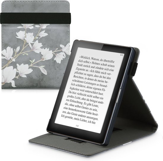 Étui rabattable simili cuir pour Kobo Aura Edition 2