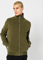 Superdry Heren Trui Trainingsvest met Vintage Logo, borduursel en rits