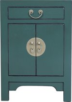 Fine Asianliving Chinees Nachtkastje Pine Green - Orientique Collectie B42xD35xH60cm Chinese Meubels Oosterse Kast