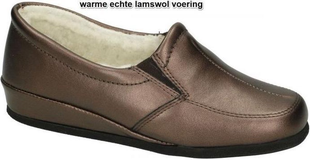 Rohde -Dames - brons - pantoffels - maat 37.5