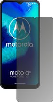 dipos I Privacy-Beschermfolie mat compatibel met Motorola Moto G8 Power Lite Privacy-Folie screen-protector Privacy-Filter (expres kleiner dan het glas omdat het gebogen is)