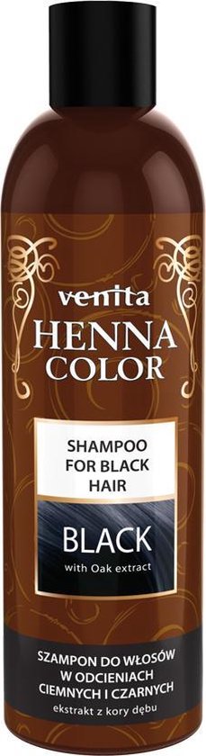 Venita HENNA COLOR Kleurbeschermende Shampoo voor Donker & Black/Zwart Haar/Noire  250ml | bol.com